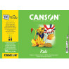 CANSON KIDS DESSIN BLANC A3 90G 100F